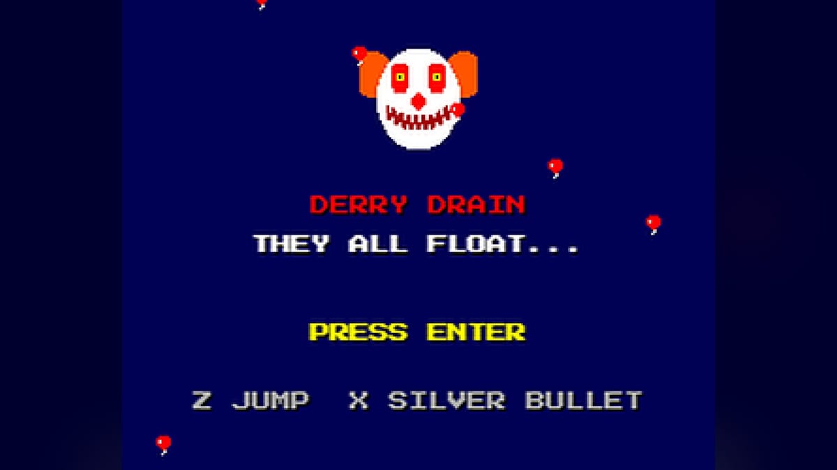Derry Drain brings Pennywise to the Sega Master System