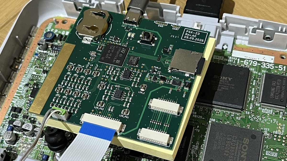 EverDrive creator Krikzz is making a plug-and-play PlayStation 1 ODE