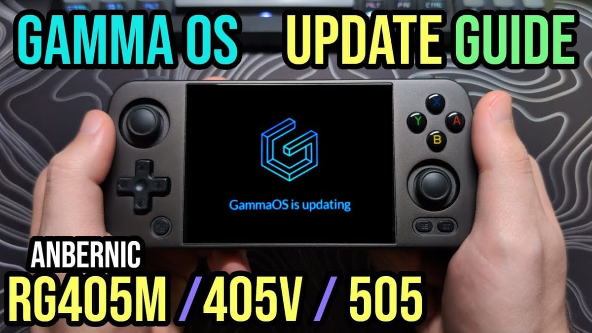 GammaOS Nano v1.4.4 fixes the Anbernic RG DS screens and microphone
