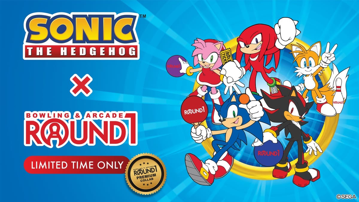 Round1's Sonic the Hedgehog collaboration launches October 21
