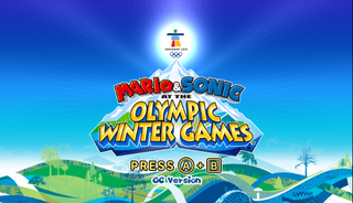 Hidden Palace Archives August 2009 Build of Mario & Sonic Winter Games