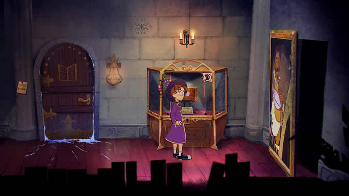 In-game screenshot showing a quest item in an academy setting.