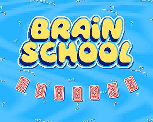 Brain School title screen art