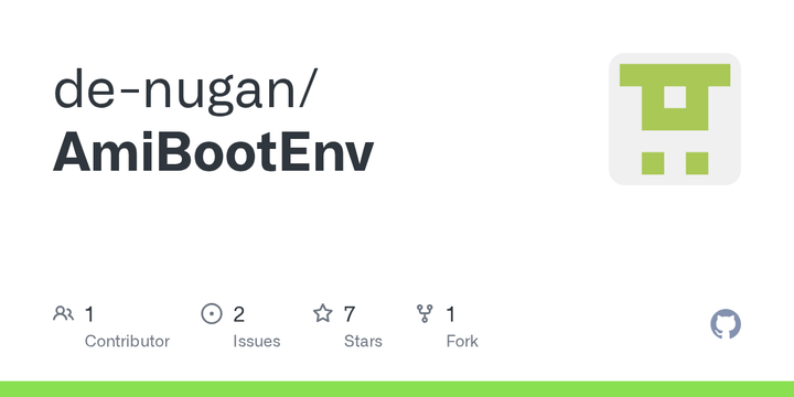 AmiBootEnv GitHub repository preview image