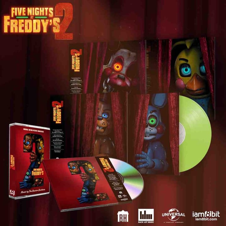Promotional image for iam8bit FNAF 2 collection