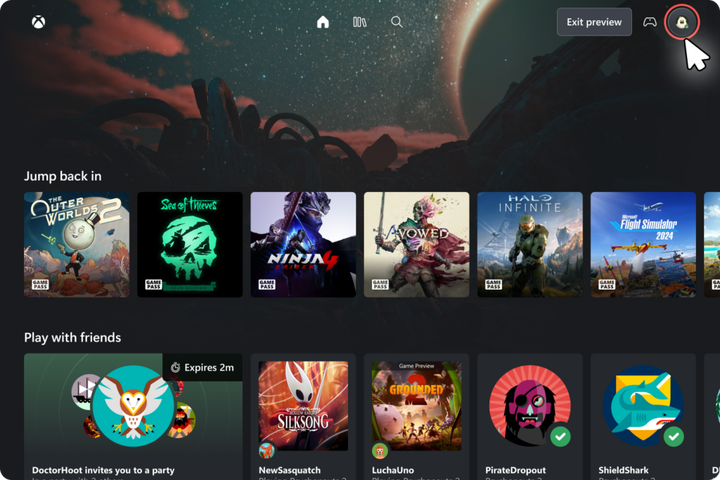 Featured image for Xbox Cloud Gaming web experience preview
