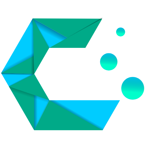 The CachyOS logo displayed against a dark, abstract background.