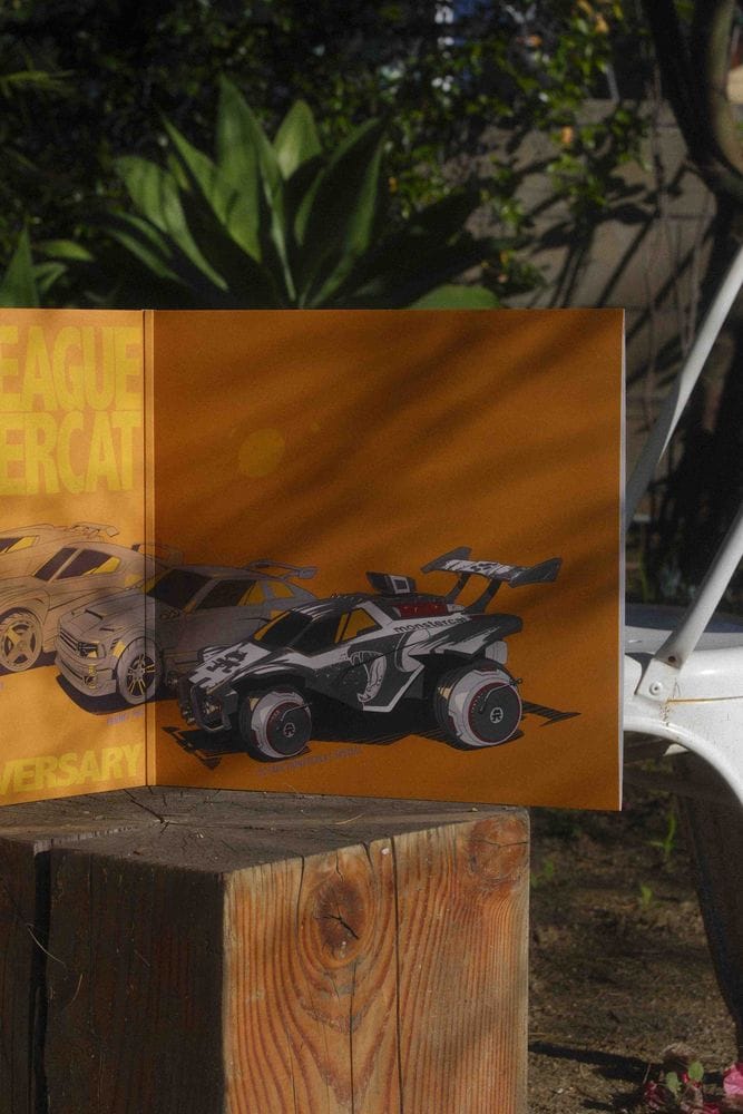 Rocket League x Monstercat vinyl record promotional image
