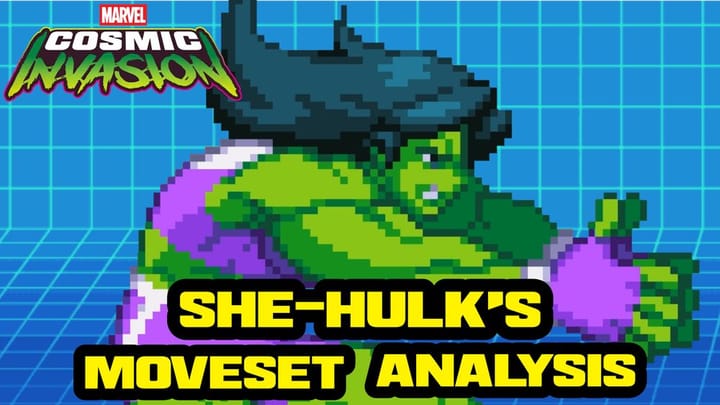 She-Hulk character art from Marvel Cosmic Invasion