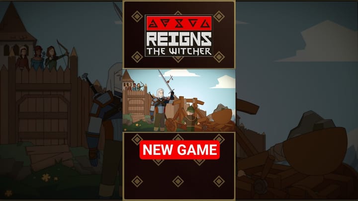 Thumbnail for: NEW Witcher game?! #witcher #cdprojektred #devolverdigital #reigns #indiegames