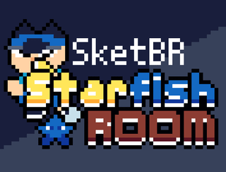 Promotional artwork for Starfish ROOM showing the game logo