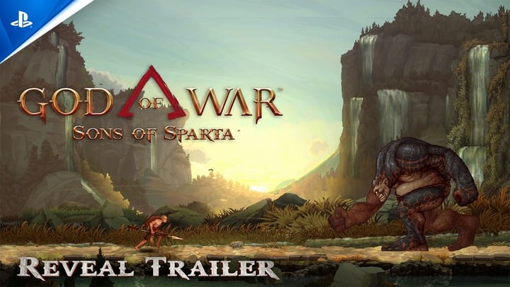 Kratos and Deimos in God of War Sons of Sparta