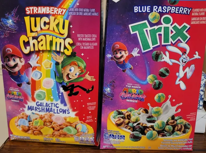 Trix and Lucky Charms just got a Super Mario Galaxy makeover