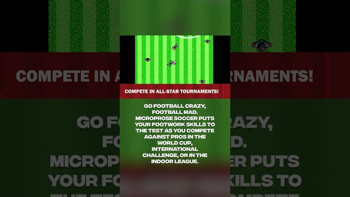 Thumbnail for: Microprose Soccer Trailer #retrogaming #gamepreservation #classicgames
