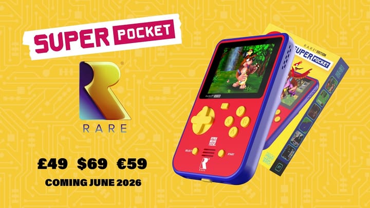 Thumbnail for: Super Pocket Rare Edition featuring Banjo-Kazooie - Trailer - HyperMegaTech!
