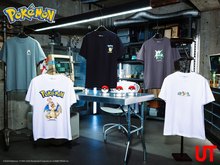 Featured image of the Uniqlo UT Pokémon 30th Anniversary Collection