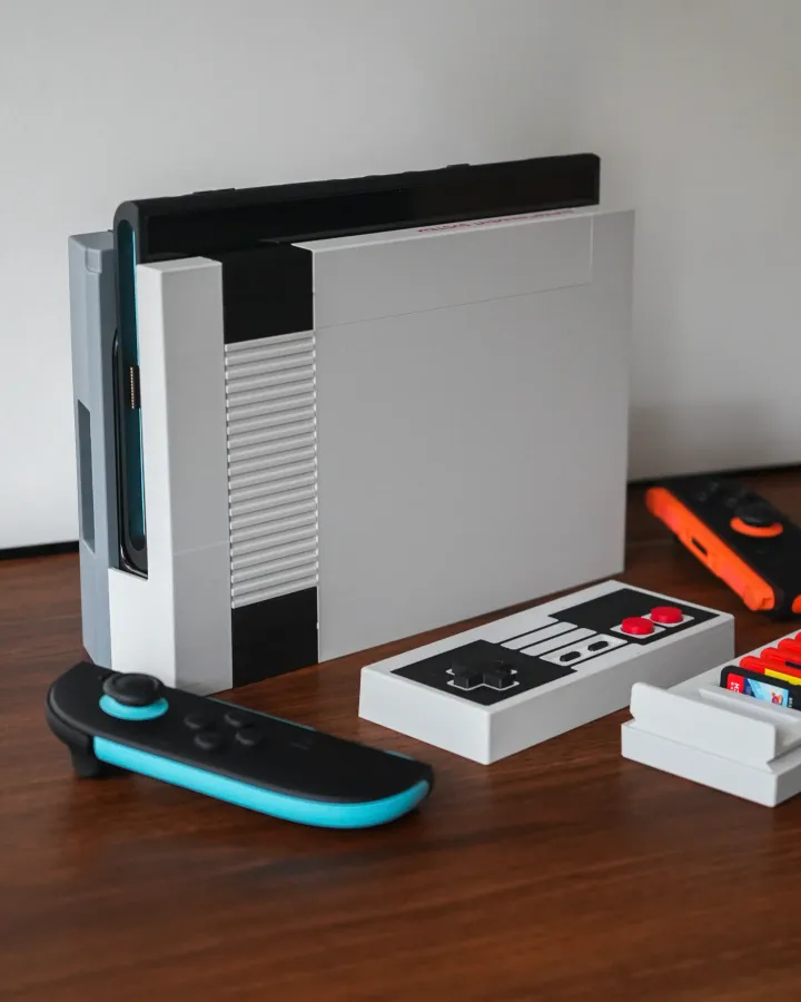The Switch 2 dock just got a 3D-printed NES makeover