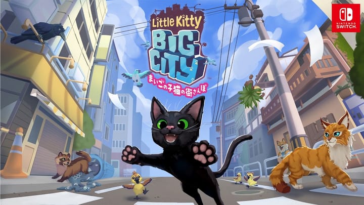 Thumbnail for: Nintendo Switch『リトルキティ・ビッグシティ～まいごの子猫の街さんぽ～』パッケージ版発売日アナウンストレーラー