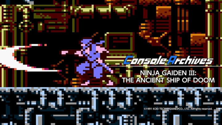 Thumbnail for: Console Archives NINJA GAIDEN III: THE ANCIENT SHIP OF DOOM