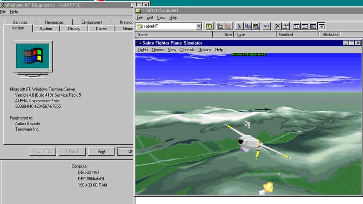 A 1990s flight simulator just got ported to Windows NT and Apple Silicon