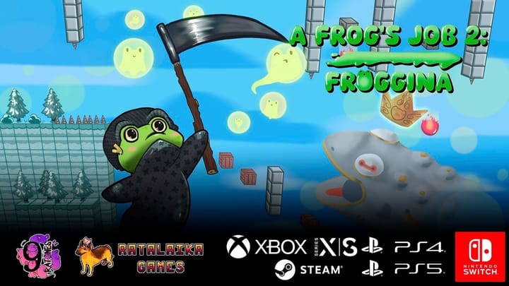 Thumbnail for: A Frog's Job 2: Froggina - Trailer