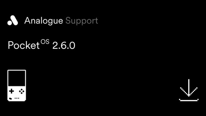 Featured image for Analogue Pocket firmware update 2.6.0