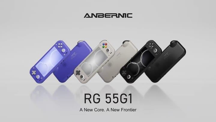 YouTube thumbnail for ANBERNIC RG 55G1