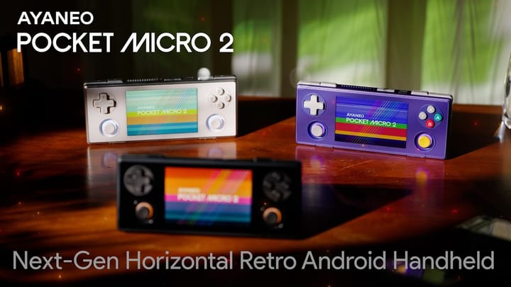 Thumbnail for: AYANEO Pocket MICRO 2 -- NEXT-Gen Powerhouse, Retro’s New Icon