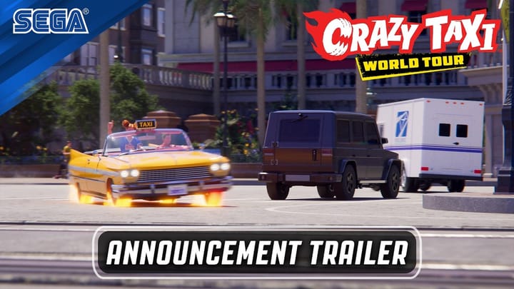 YouTube thumbnail for Crazy Taxi: World Tour | Announcement Trailer