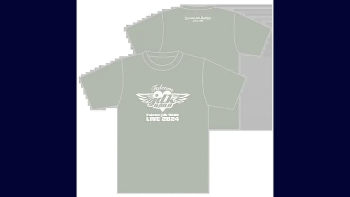 A black T-shirt featuring a Falcom Sound Team JDK design