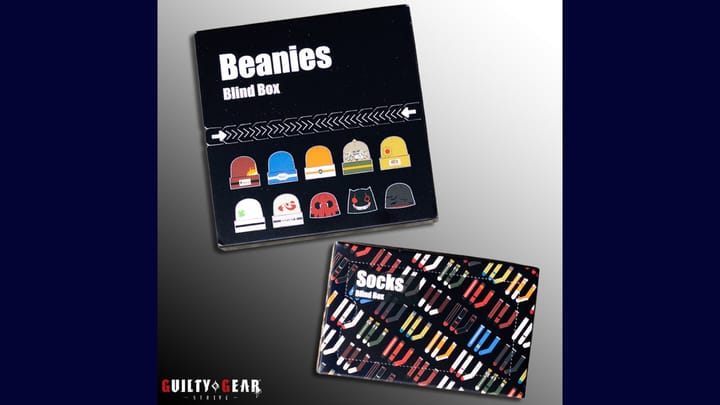 Guilty Gear -Strive- Official Blind Box Series Beanies & Socks packaging