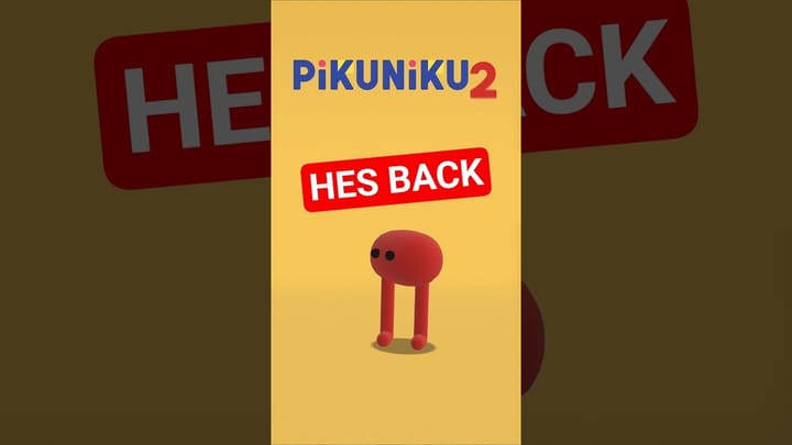 Thumbnail for: PIKUNIKU 2! PIKUNIKU 2! #pikuniku #3D #pikuniku2 #nintendodirect #summergamefest #devolverdigital