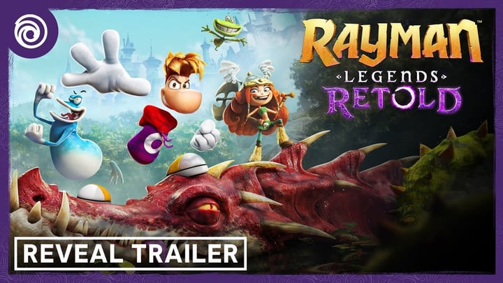 YouTube thumbnail for RAYMAN LEGENDS RETOLD | Reveal Trailer