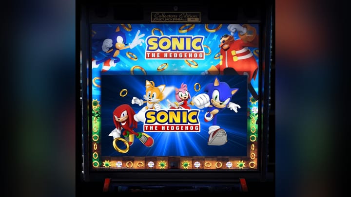 Sonic the Hedgehog just got a massive physical pinball table