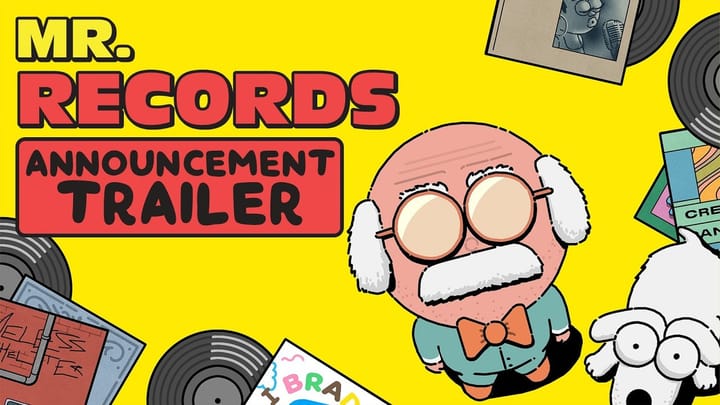 Thumbnail for: Mr. Records | Announcement Trailer [GOG]