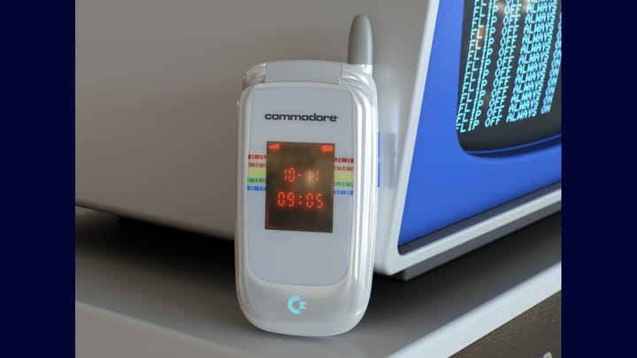 The Commodore Callback phone in ProtoPET White