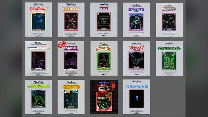 The Vectrex Mini just revealed almost all of its built-in games