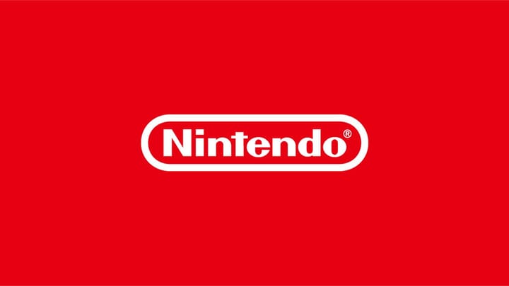 Nintendo logo on a red background