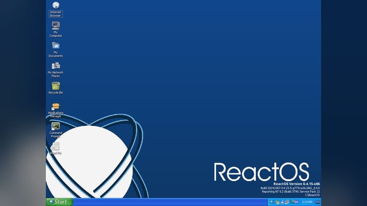 ReactOS just added its first Windows Vista-era system call