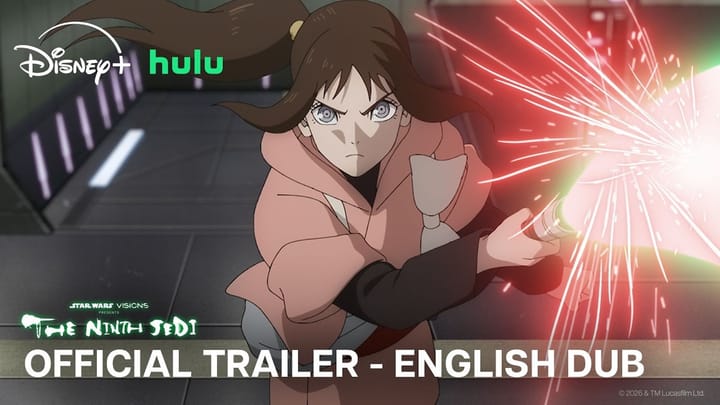 Thumbnail for: Star Wars: Visions Presents - The Ninth Jedi | English Dub Trailer | August 5 on Disney+ and Hulu