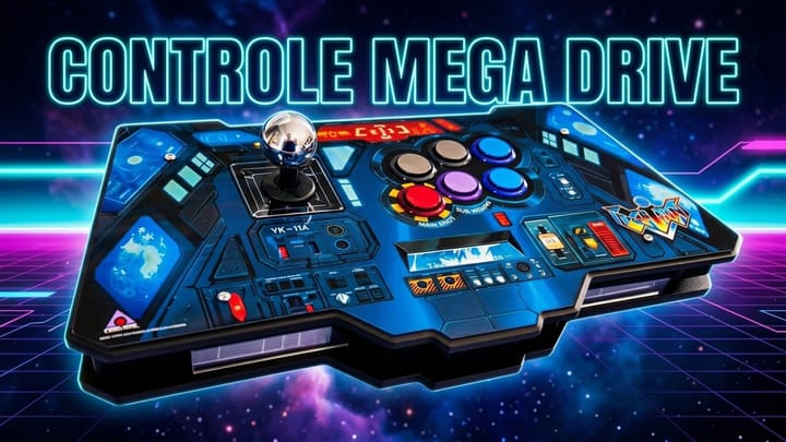 Thumbnail for: Earthion official Arcade MegaDrive controller announcement | GamesCare