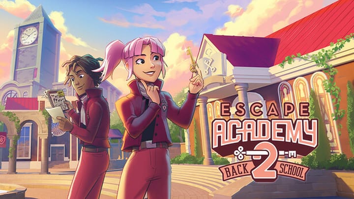 Escape Academy 2: Back 2 School key art banner