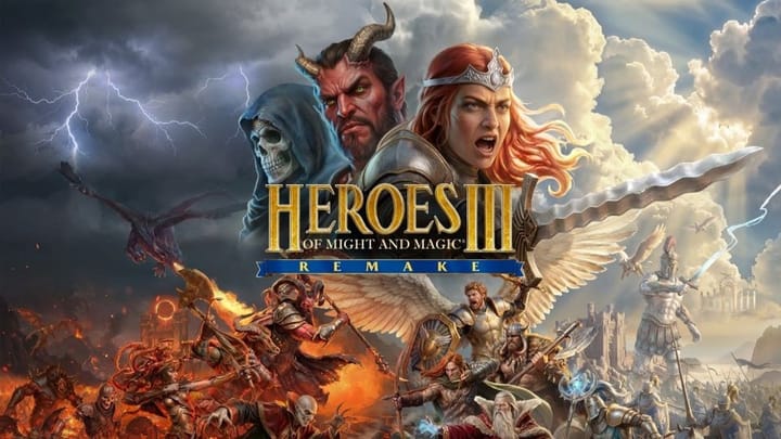 Official key art for Heroes of Might and Magic III Remake