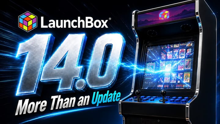 LaunchBox for Windows 14.0 update banner