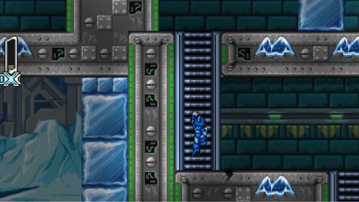 Mega Man X Regenesis title screen artwork