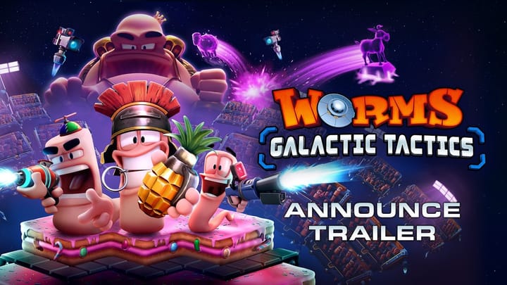Thumbnail for: Worms: Galactic Tactics | Announce Trailer