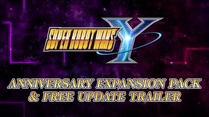 Promotional visual for Super Robot Wars Y: The Accelerating Future Anniversary Expansion Pack