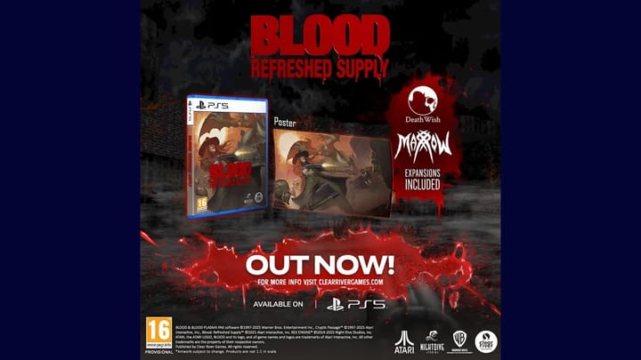 Promotional artwork for Blood: Refreshed Supply featuring Caleb
