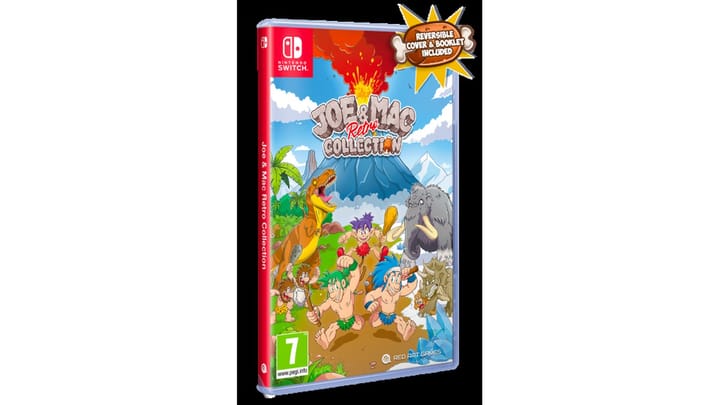Box art for the Joe & Mac Retro Collection on Nintendo Switch