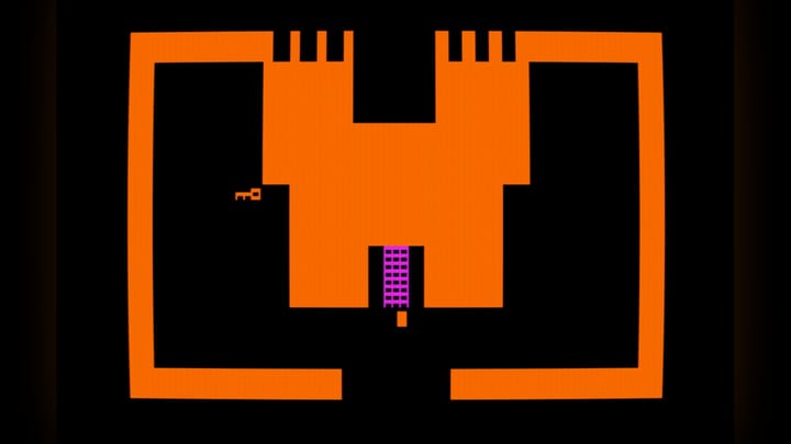 Screenshot of Adventure running on Apple II